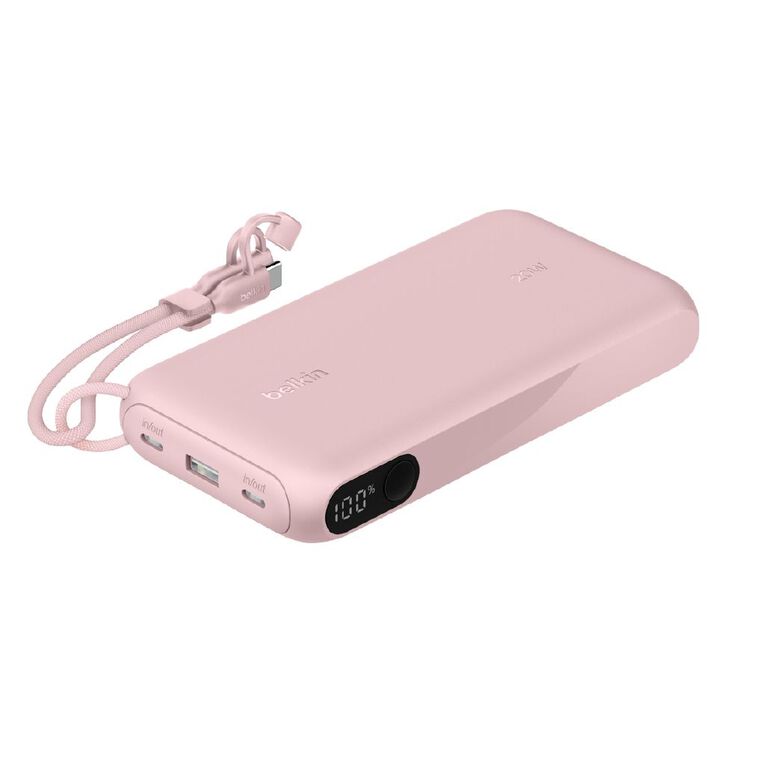 Belkin BoostCharge Power Bank 20K with Display - Pink, , hi-res