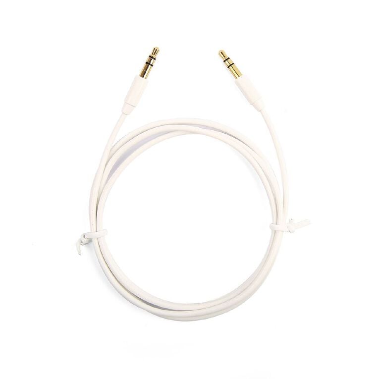 Endeavour 3.5mm AUX Cable White - 1m, , hi-res