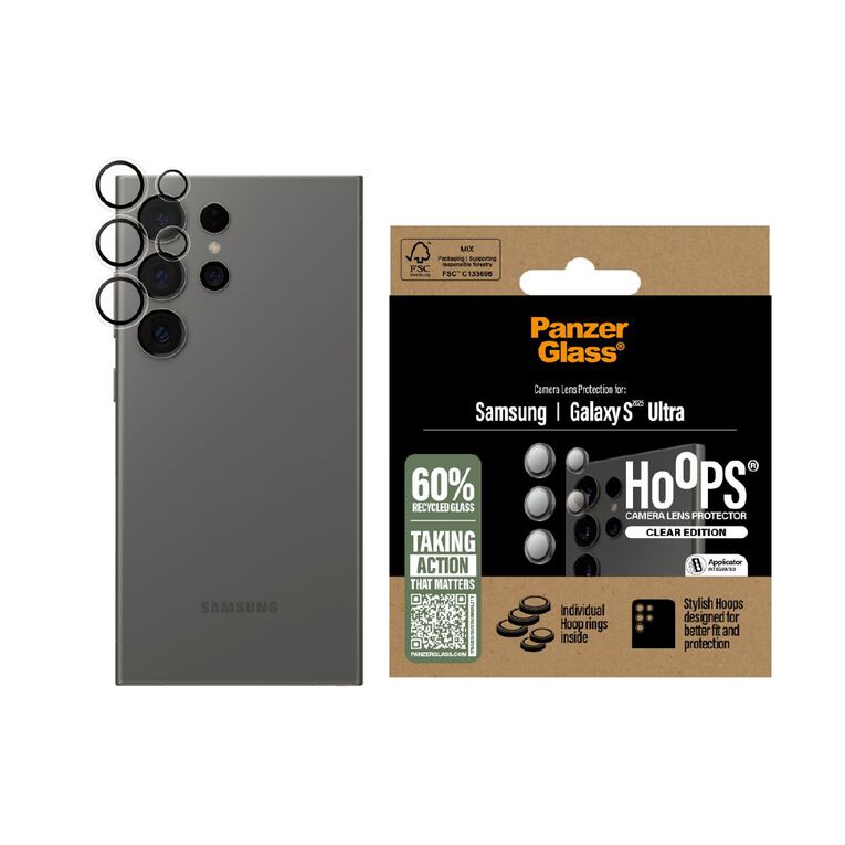 PanzerGlass Hoops Lens Protector - Samsung S25 Ultra, , hi-res