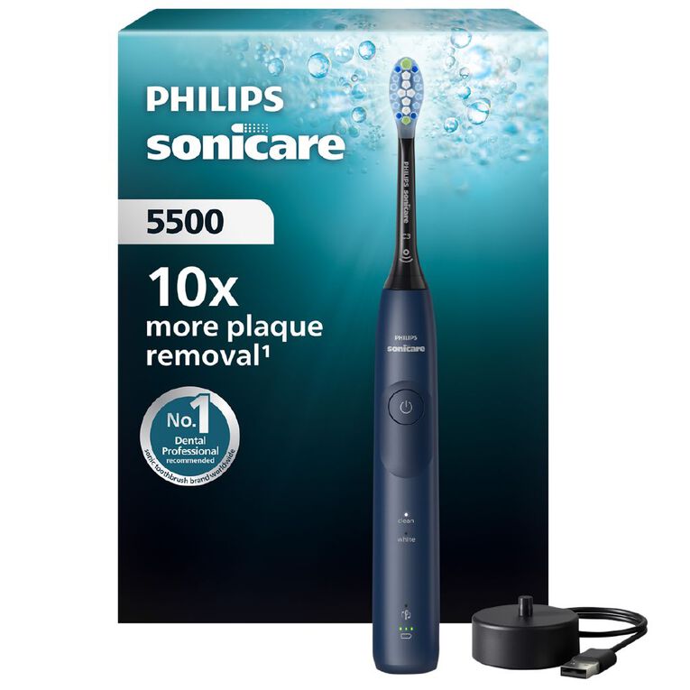 Philips Sonicare 5500 Electric Toothbrush HX7113/04 - Navy, , hi-res