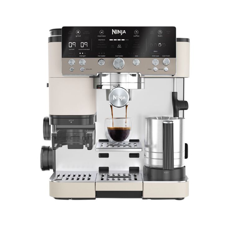 Ninja Luxe Cafe Manual Espresso Machine - Oat Milk, , hi-res