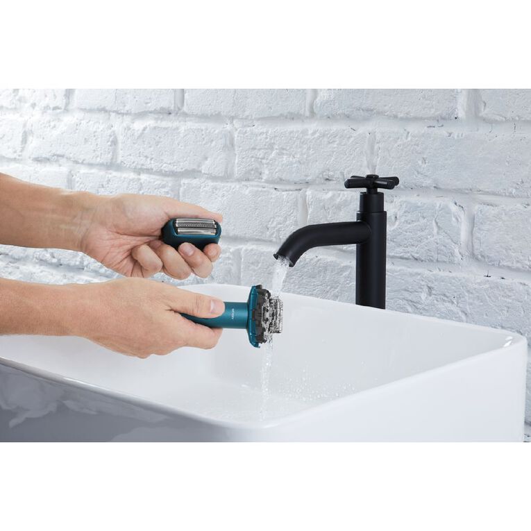 Panasonic Series 300 Wet & Dry 3-Blade Electric Shaver with USB-C Charging - Blue, , hi-res