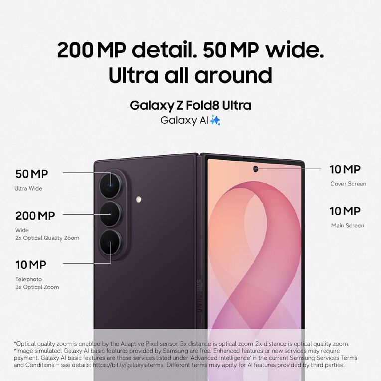 Samsung Galaxy Z Fold8 Ultra 1TB Violet Shadow, , hi-res