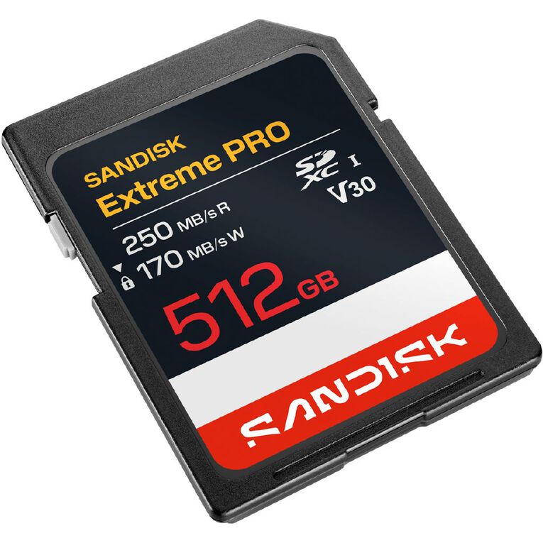 Sandisk Extreme Pro SD UHS-I 512GB SD 250MB/s(R) / 170MB/s(W), , hi-res