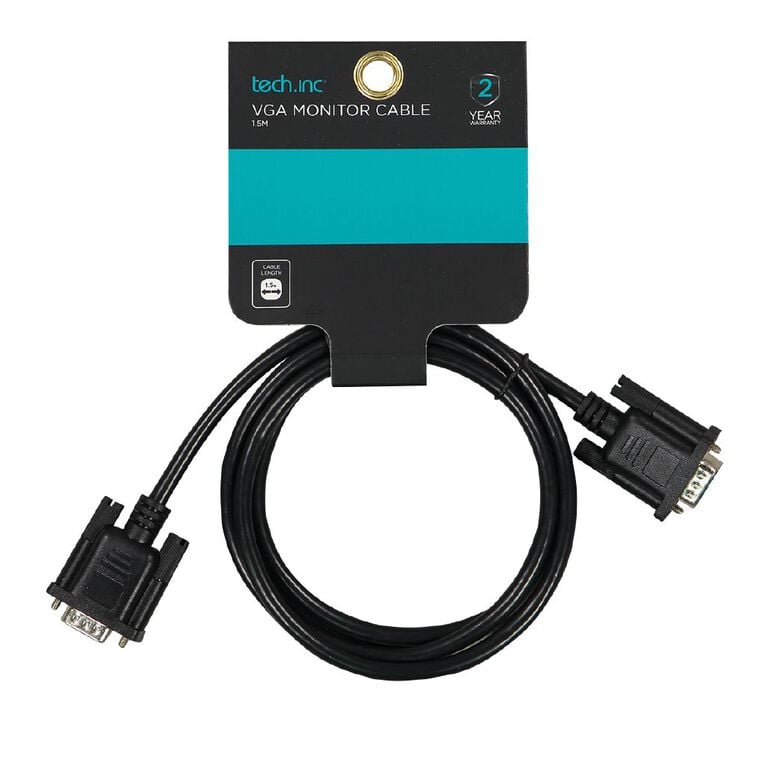 Tech.Inc VGA Monitor Cable 1.5M, , hi-res
