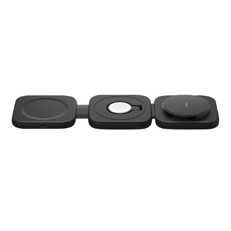 Belkin 3-In-1 QI2 15W Boostcharge Pro Travel Magnetic Wireless Charging Pad, , hi-res