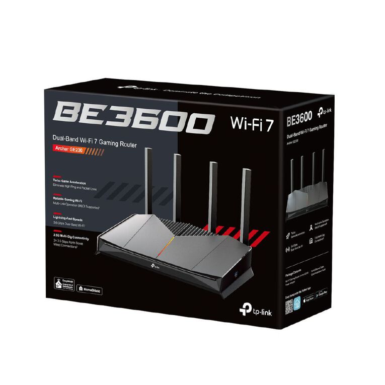 TP-Link Archer GE230 | BE3600 Dual-Band Wi-Fi 7 Gaming Router, , hi-res