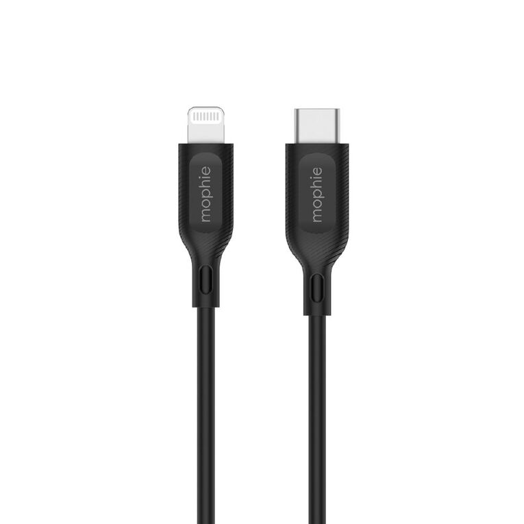 Mophie Essential USB-C to Lightning TPE Cable 2m - Black, , hi-res