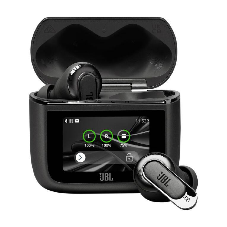 JBL Tour Pro 3 True Wireless Noise Cancelling Earbuds with Smart Charging Case - Black, , hi-res