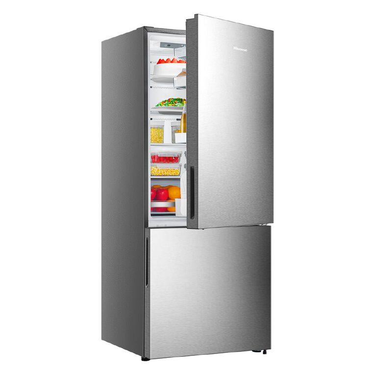Hisense Bottom Mount Fridge Stainless Steel 417L, , hi-res