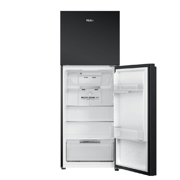 Haier 208L 300 Series Top Mount Fridge Freezer - Black, , hi-res