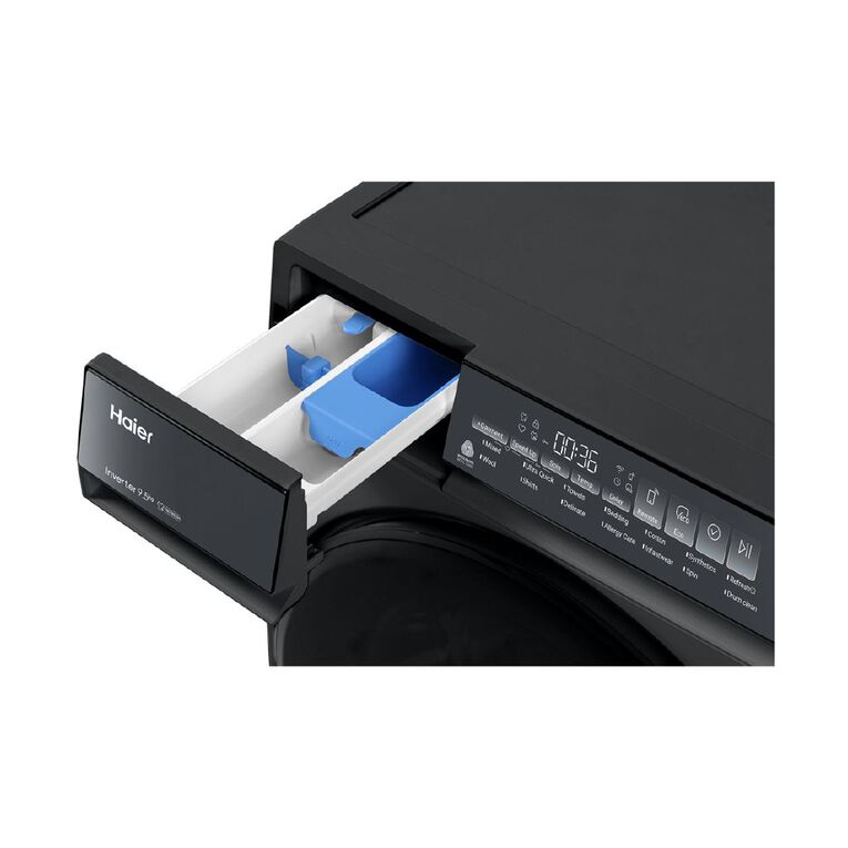 Haier 9.5kg 500 Series Front Load Washer - Black, , hi-res