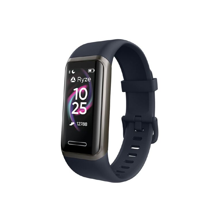 Ryze Elevate Smart Watch With Alexa (Red + Blue), , hi-res