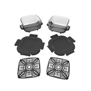 Ninja Crispi 1.4L CleanCrisp Glass Container 2 Pack