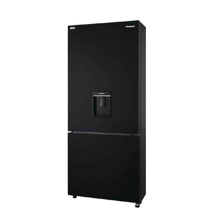 Panasonic 377L Bottom Mount Refrigerator with Water Dispenser - Black, , hi-res