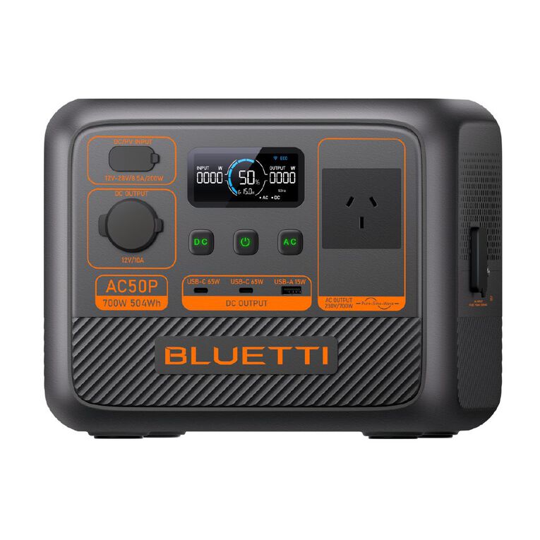 Bluetti AC50P Portable Power Station 700W 504Wh, , hi-res