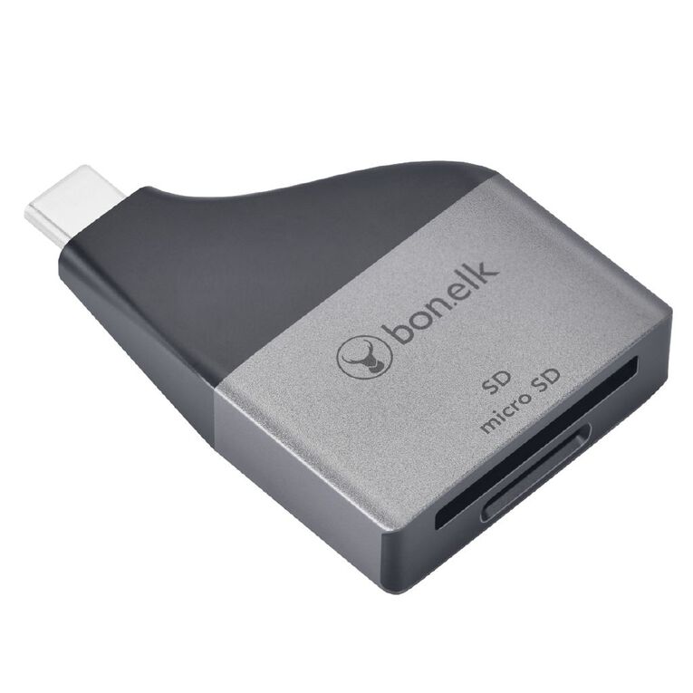 Bonelk USB-C to MicroSD/SD Adapter - Space Grey, , hi-res