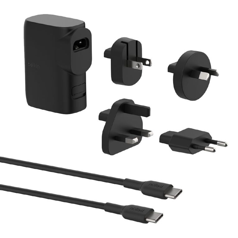 Belkin BoostCharge Hybrid 25W Wall Charger + 5K Power Bank + Travel Adapter Kit, , hi-res