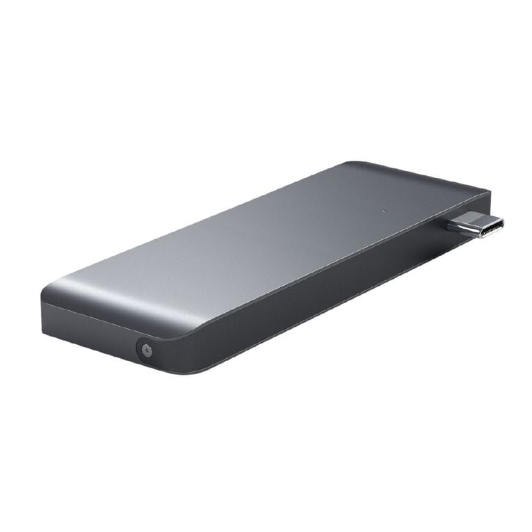 SATECHI USB-C USB Passthrough Hub - Space Grey, , hi-res