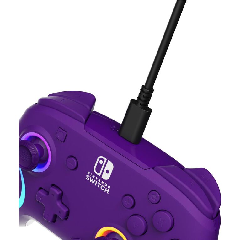 PDP Afterglow Wave Wireless Plus Nintendo Switch Controller - Purple, , hi-res