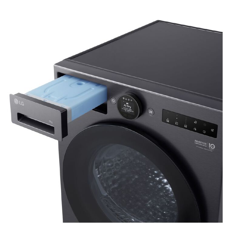 LG 9kg Series 9 Heat Pump Dryer - Matte Black, , hi-res
