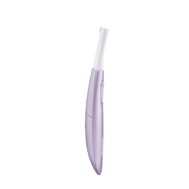 Panasonic Eyebrow and Facial Hair Trimmer - Lilac (Battery Operated), , hi-res