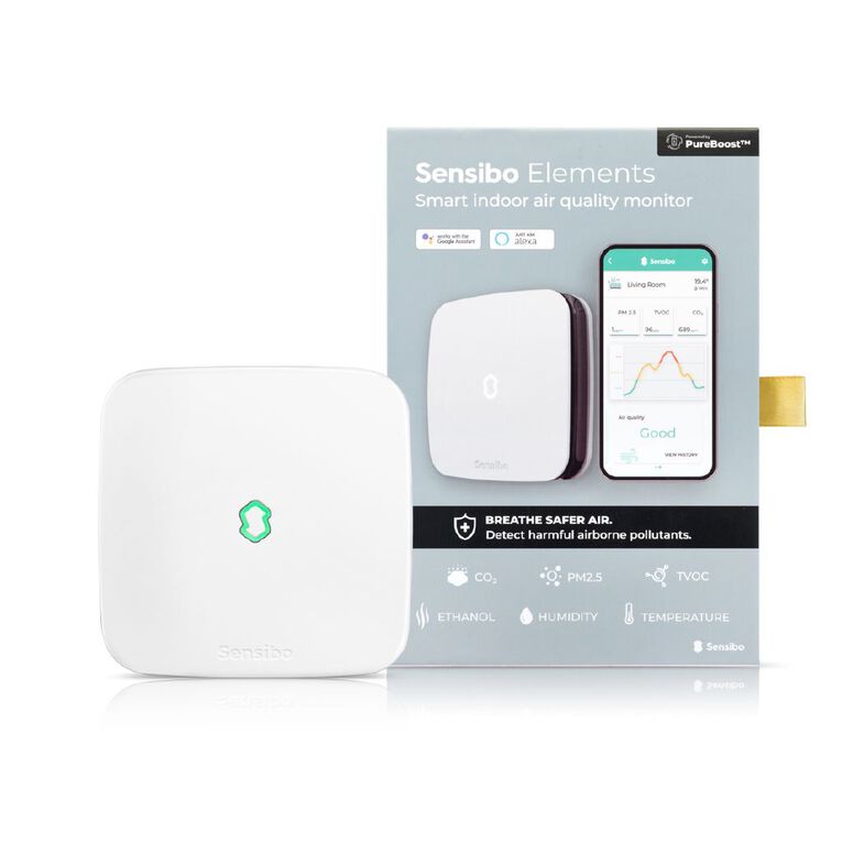 SENSIBO Elements Wifi Indoor Air Quality Monitor Noel Leeming
