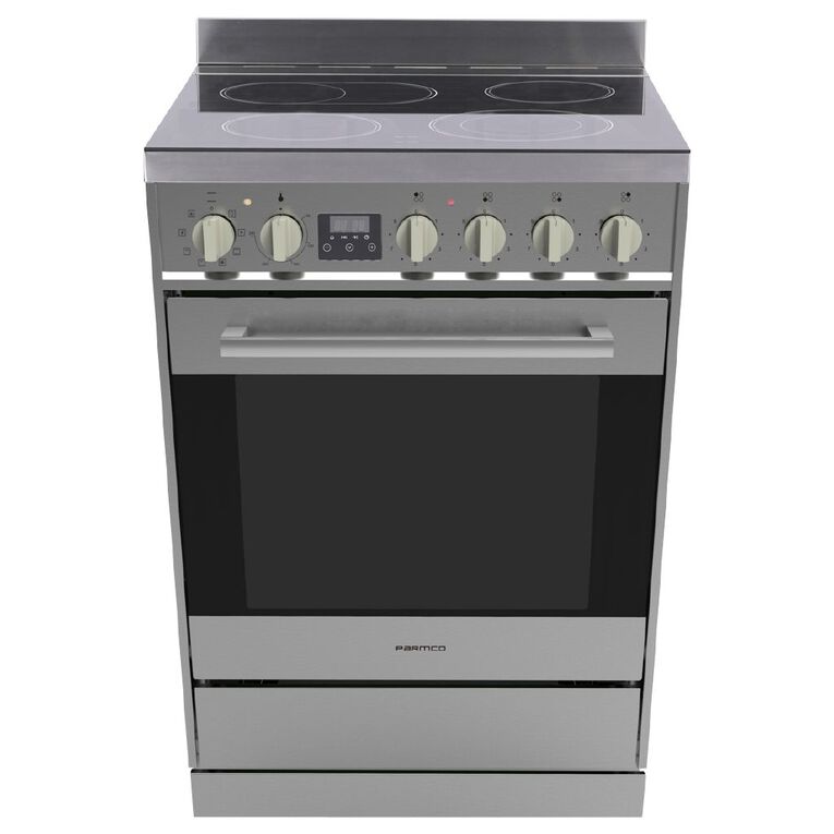 Parmco 60cm Freestanding Oven with Ceramic Smooth Top Noel Leeming