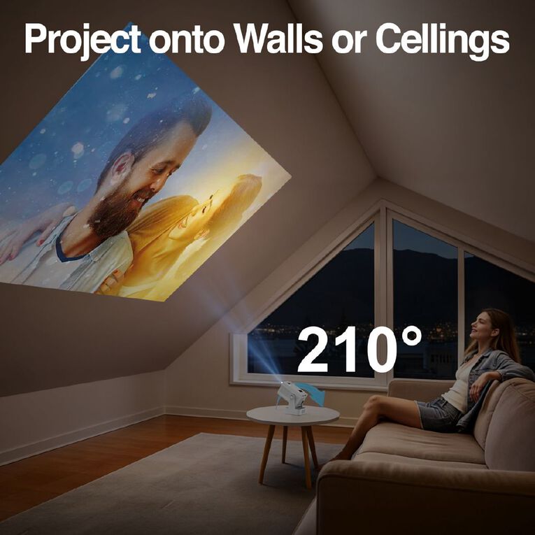 Laser 720p HD Portable Projector, , hi-res