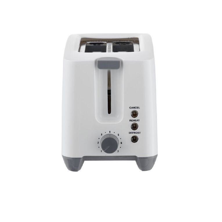 Sheffield 2 Slice Toaster White, , hi-res