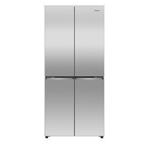 Hisense PureFlat Slim Quad Door 483L True Steel