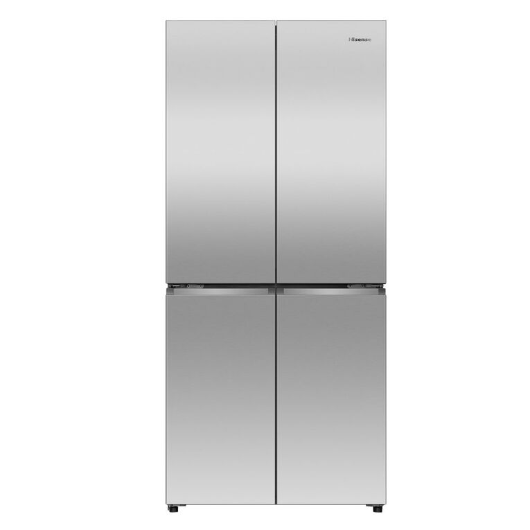 Hisense PureFlat Slim Quad Door 483L True Steel, , hi-res