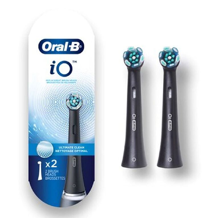 Oral-B iO Refill 2pk Ultimate Cleaning Black, , hi-res