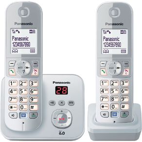 Panasonic KX-TG6822 Twin Cordless Phone Pack