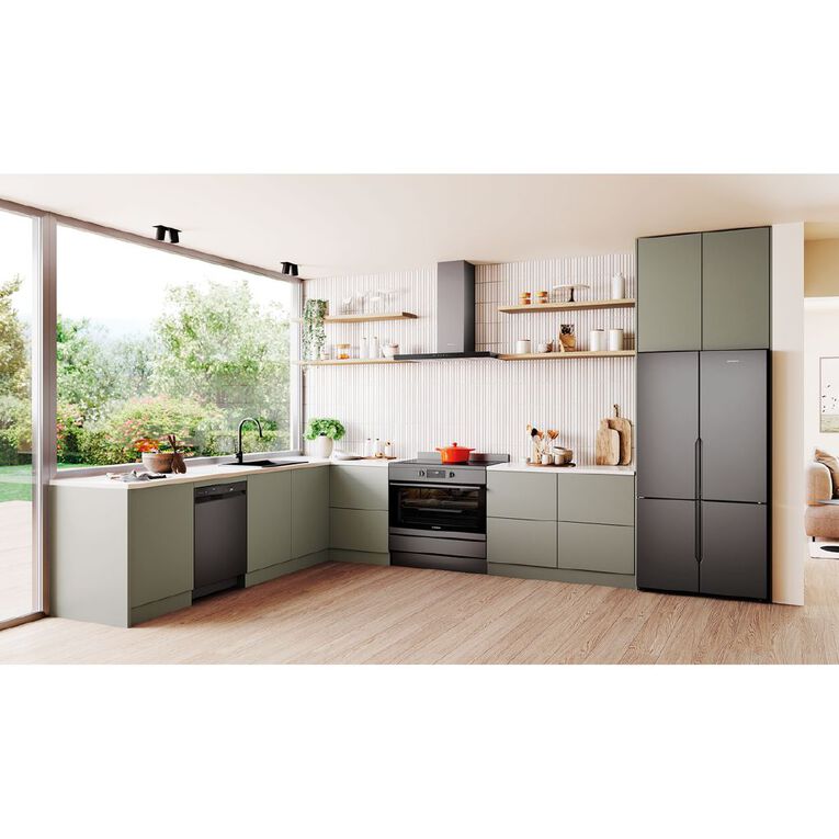 Westinghouse 564L Quad Door Fridge, Matte Charcoal Black, , hi-res