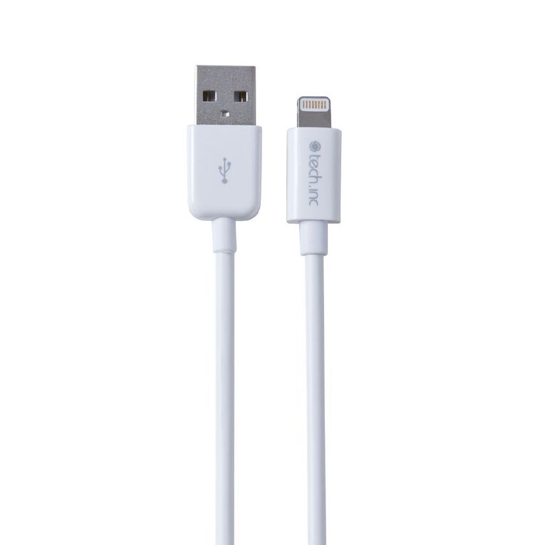 Tech.Inc Lightning Cable 2m White, , hi-res