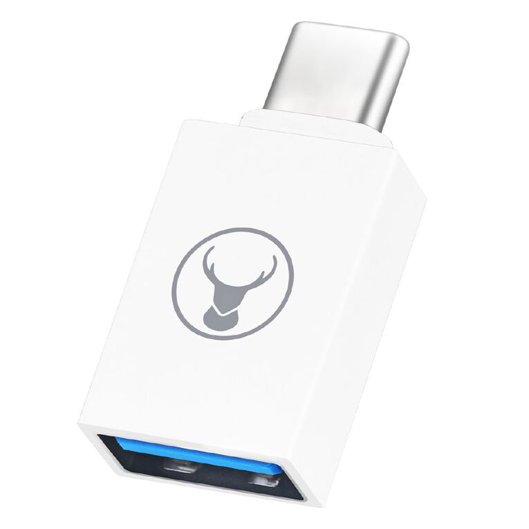 Bonelk USB-C to USB-A 3.0 Adapter - White, , hi-res