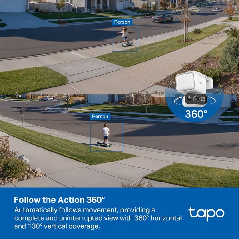 TP-Link Tapo C615F Kit Solar Powered Floodlight Pan/Tilt Security Camera Kit, , hi-res