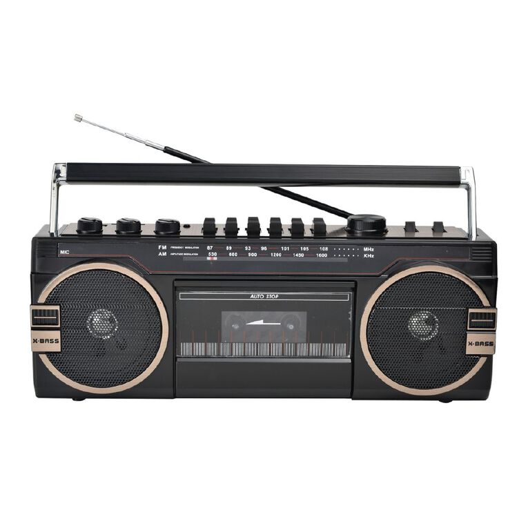 Laser Portable Cassette Boombox, , hi-res