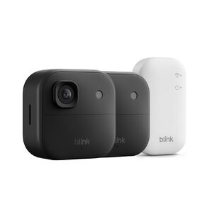 Blink Outdoor 2K+ With Sync Module Core 2 Pack Black