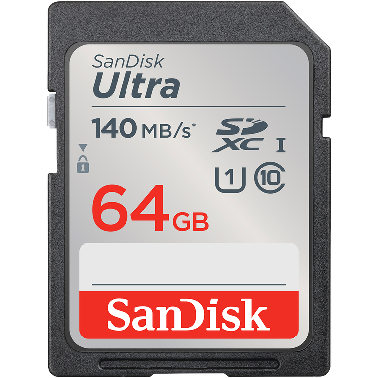 Sandisk Ultra 64GB SD Card, , hi-res