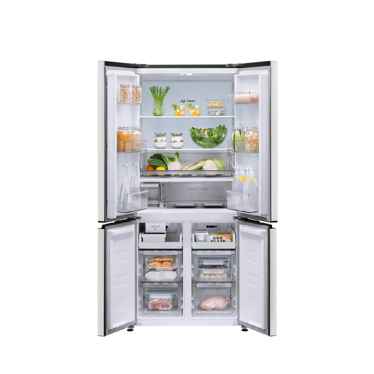 Panasonic 482L Flush Fit Quad Door Fridge Freezer - White, , hi-res
