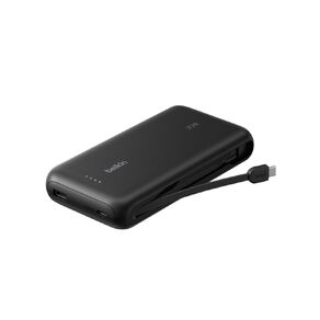 Belkin Gaming Power Bank 20K with USB-C Cable, 30W Fast Charge for Switch 2, iPhone , Android, Tablets - Black