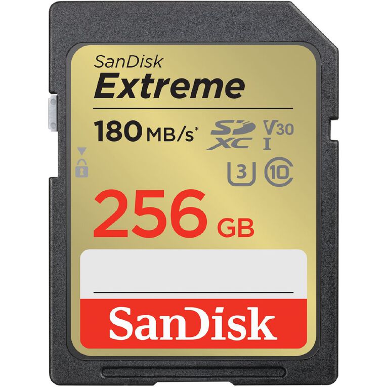 Sandisk Extreme 256GB SD Card, , hi-res