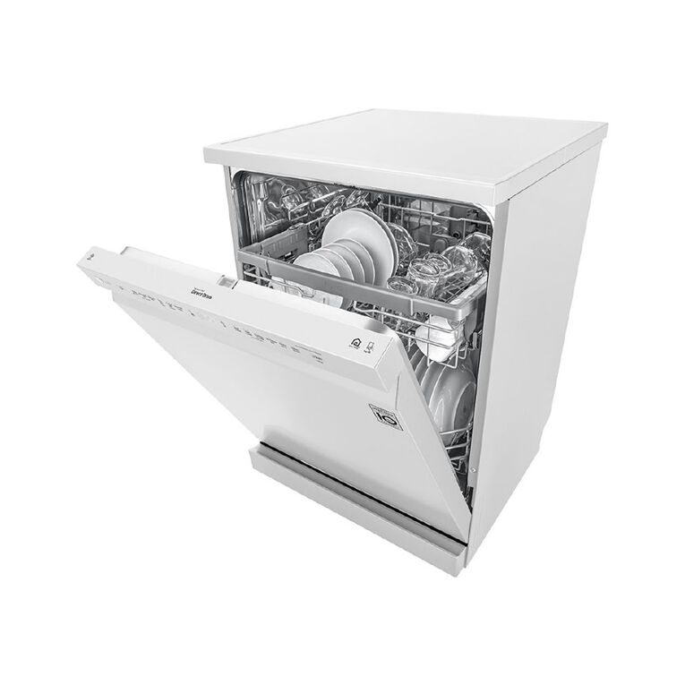LG 60cm 14-Place Setting QuadWash Dishwasher - White, , hi-res