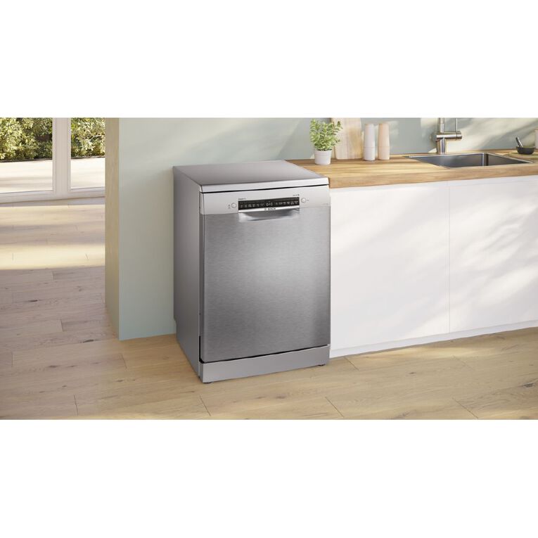 Bosch 60cm Series 6 Freestanding Dishwasher - Brushed Steel, , hi-res