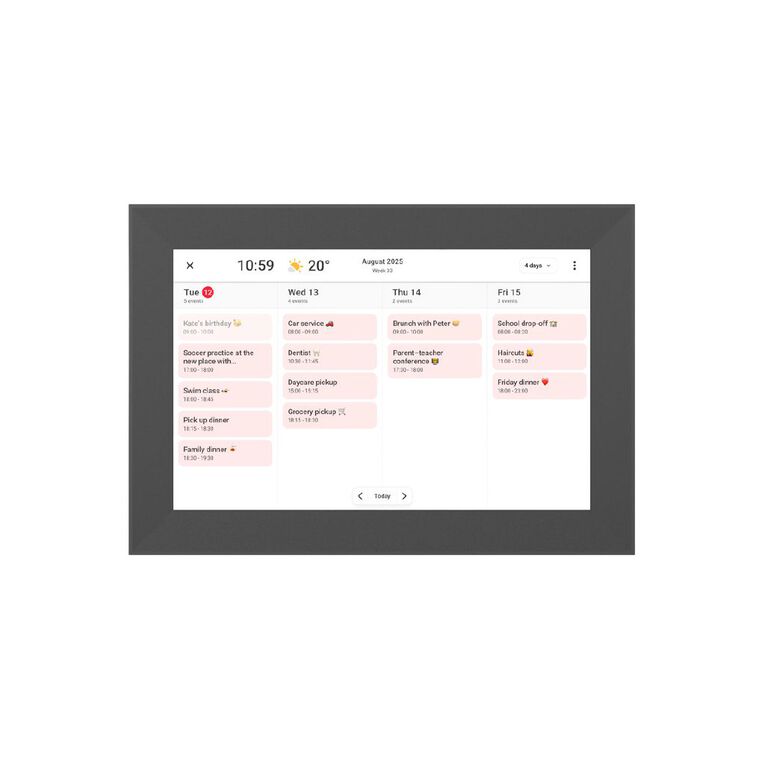 SOHO 10.1 Inch HD Digital Photoframe Box - Black, , hi-res