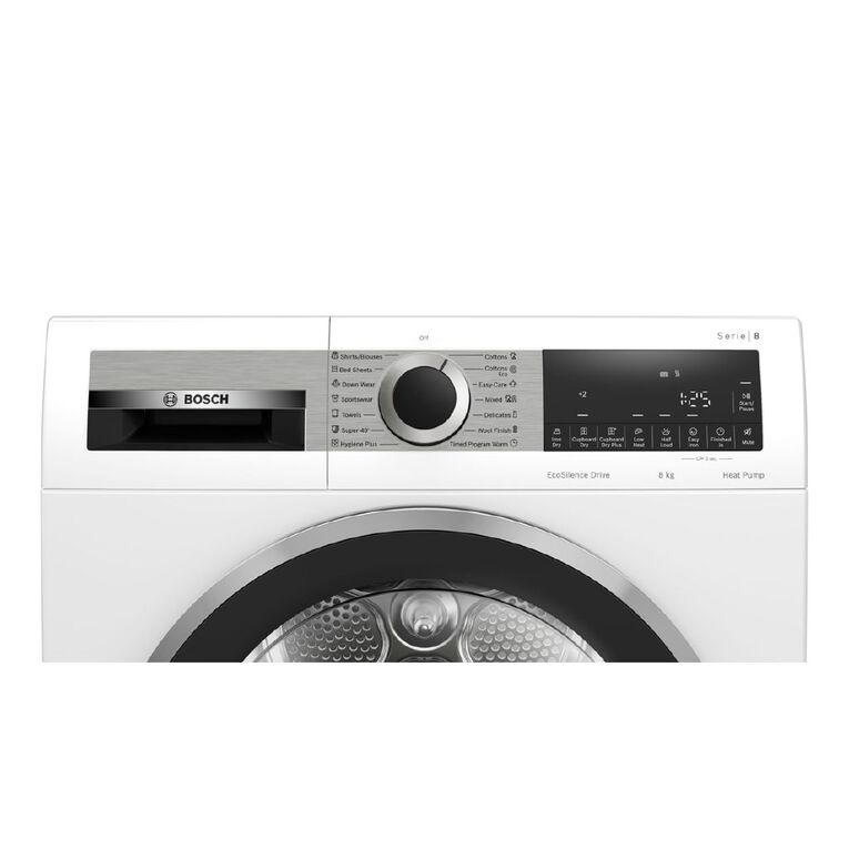 Bosch 8kg Series 8 Heat Pump Dryer, , hi-res