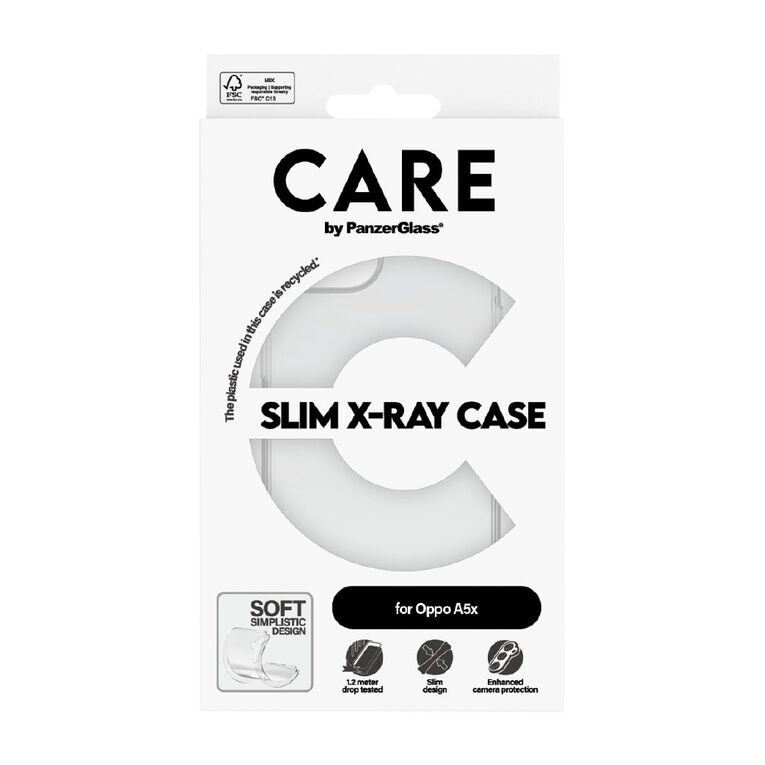 PanzerGlass CARE by Panzer Case For Oppo A5X Clear, , hi-res