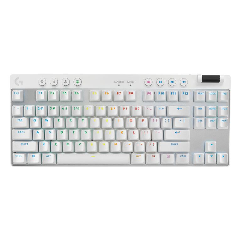 Logitech G PRO X TKL LIGHTSPEED Wireless Gaming Keyboard White Noel